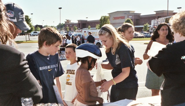 EMT Jessica Logel shows how to control bleeding