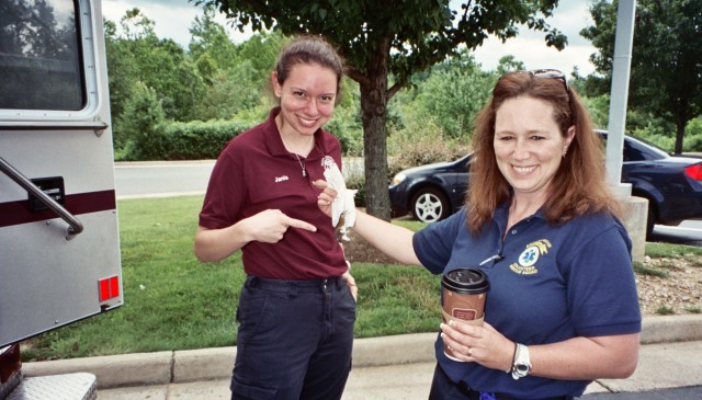 Janice and Shannon find a trauma patient in the parking lot at WAWA