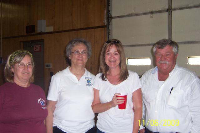 VAVRS District 10 meeting Colonial Beach 11/08/09
Martha Newton, Sylvia Sullivan, Debbie Rice and State VP Bubby Bish