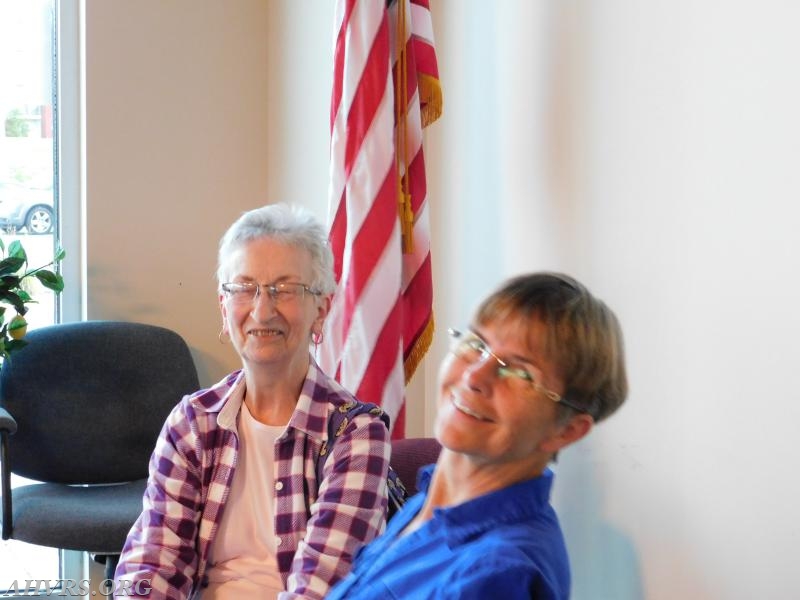 Janet Schroeder and Jayne Toellner
Meeting night