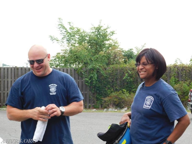 Joe and Ericka
after the  shift
July 2017