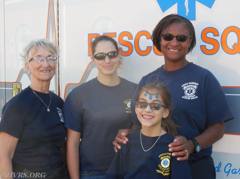 Janet Schroeder, Ariel and Aurora Jones, and Ericka Daley
St. William of York Fall Festival 2015