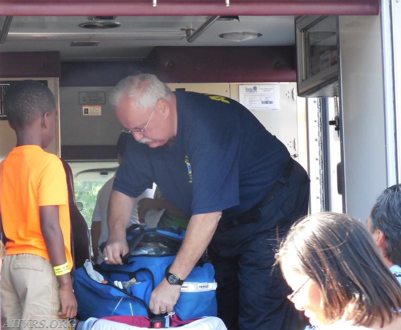 Wayne George at ambulance tour
St. William of York Fall Festival 2015