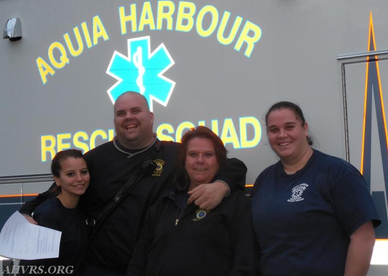 Danielle Shriver, James Boswell, Roxanne Dunn, and Shela Dunn
Duty Crew