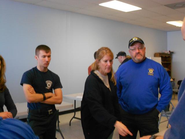 Zach Schaefer, Patricia Copeland and Bob Zink
Training March 2013