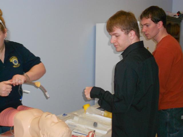 Taylor Ferguson and Brody Black at the Airway station
March 2013