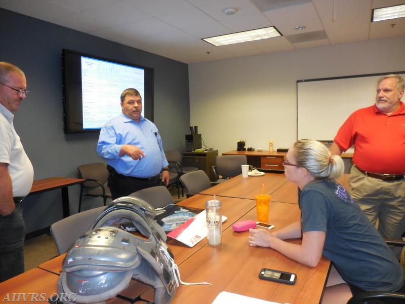 Emmett Price, instructor (center) EMS night 2016