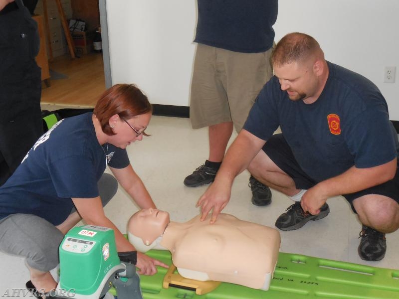 Training at Widewater Fire and Rescue Co. 3