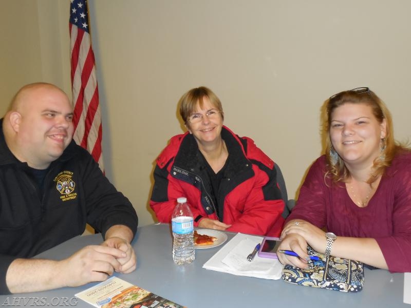 Squad meeting January 2017
James Boswell, Jayne Toellner, Angela Wilhelm