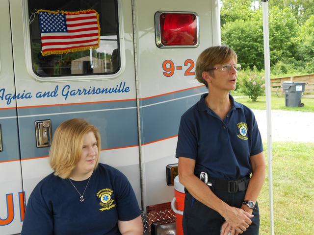 Amanda Woods and Jayne Toellner at 4th of July Picnic Lions' Field Aquia Harbour