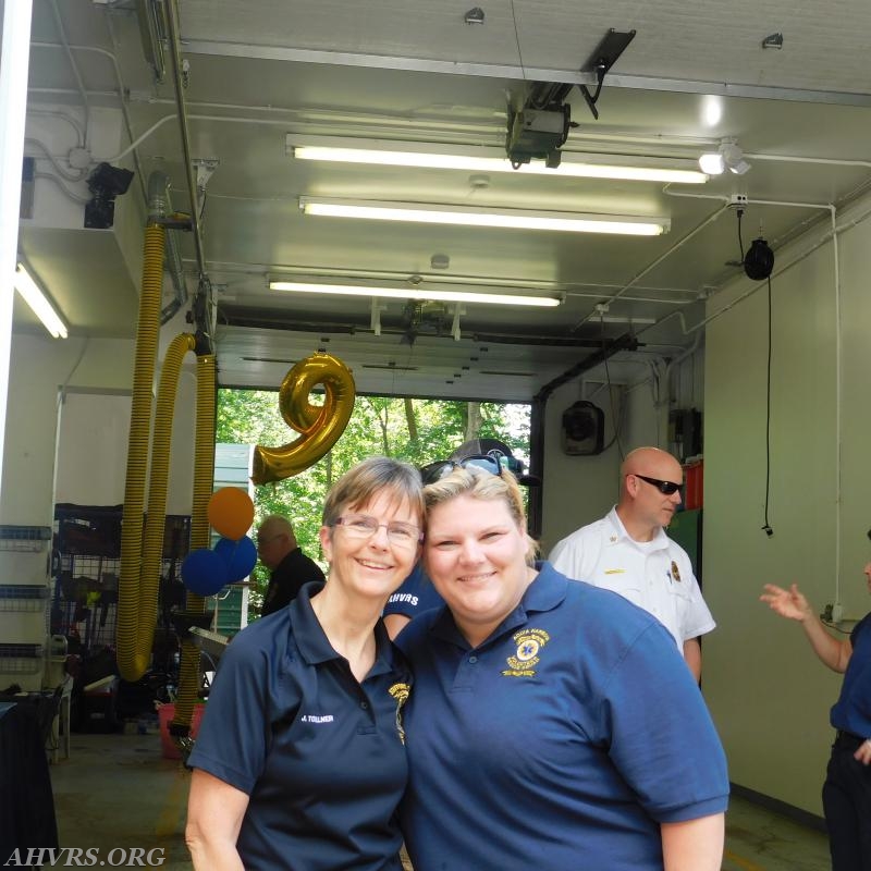 EMS Week Open House ; Rescue Chief Jayne Toellner and President Angela Wilhelm