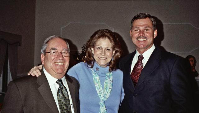 Nancy Rose flanked by Howard and Sheriff Jett
Banquet 2009