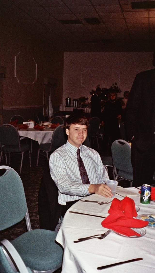 Mike Byram waiting for the festivities to start
Banquet 2009