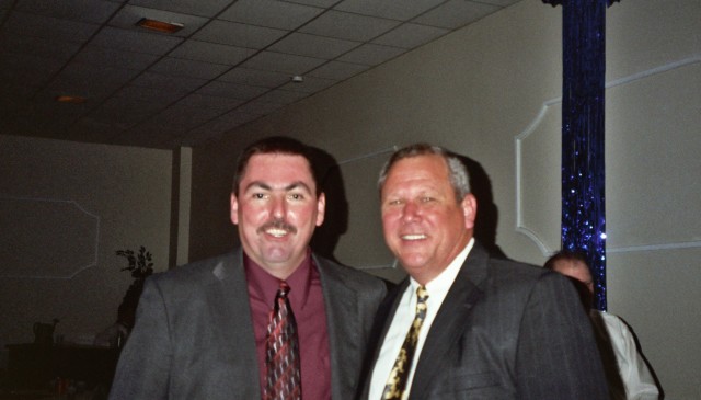 Stafford County Asst. Chief Roger Sutherland and Co10 Asst Chief Terry Chauncey