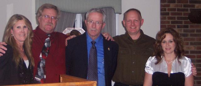 Rescue Chief Patricia Copeland with her line officers Lynn Platt, Jim Smith, Andrew Niemann, and Shannon Grimes