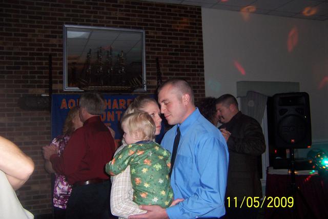 Melissa and Bobby attempt a slow dance
Banquet 2009