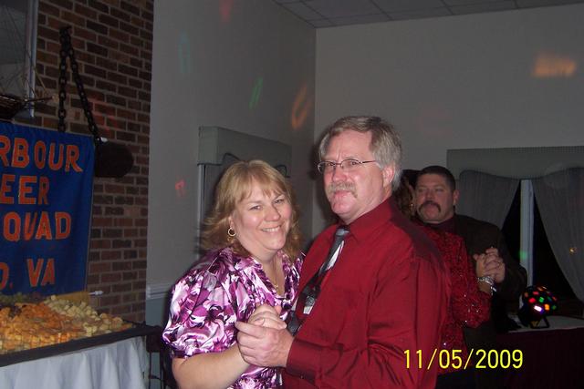 Laurie and Lynn Platt enjoy a slow dance Banquet 2009