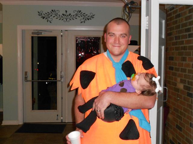 Fred Flintstone with Pebbles aka Bobby Hensel and Addalynn
Banquet 2011