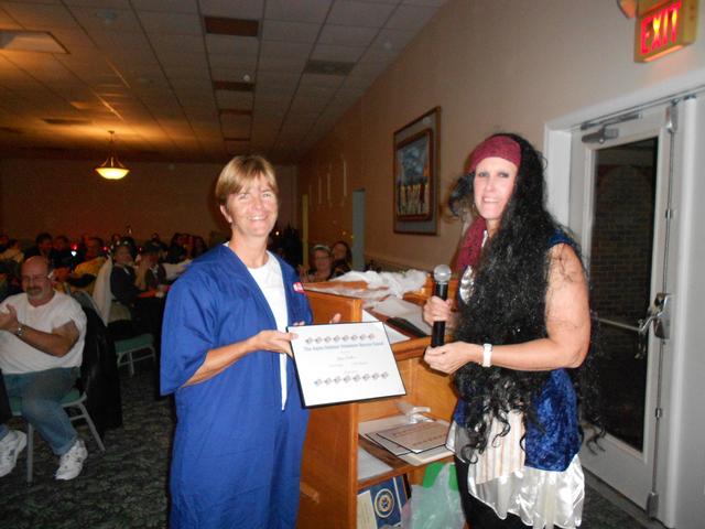 Squad Person of the Year Jayne Toellner with Patricia Copeland
2011