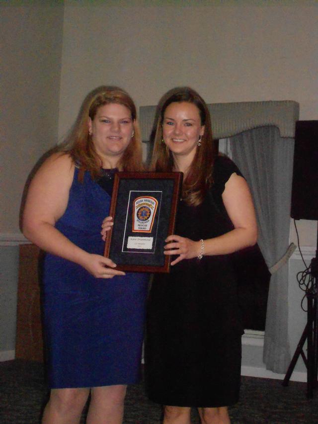 Angela Wilhelm presents Katie Drummond with Life Member Plaque
2012