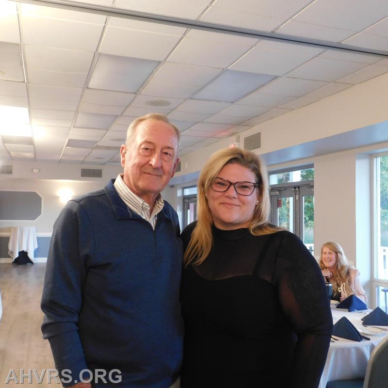 Former Rescue Chief and Life Member Steve Pope with Angela -- Aquia Harbour Volunteer Rescue Installation of Officers 2022-2023