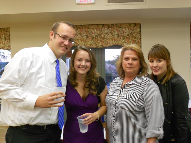 Katie, Roxanne and Megan with guest