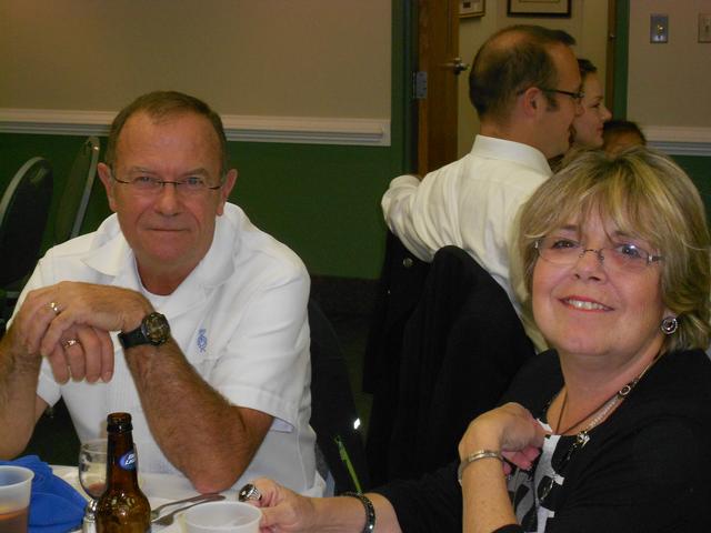 Life Member Mike Toellner and former Rescue Chief Patti Schmidt