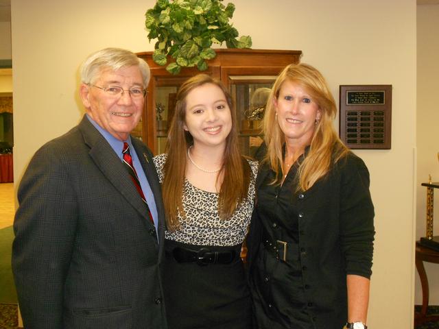 Mike Schaefer, Tiffany Silcox and Patricia Copeland banquet 2013