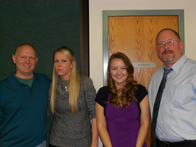 Andrew Niemann, Melissa Hensel, Katie Drummond and Bob Holcombe
Banquet 2013