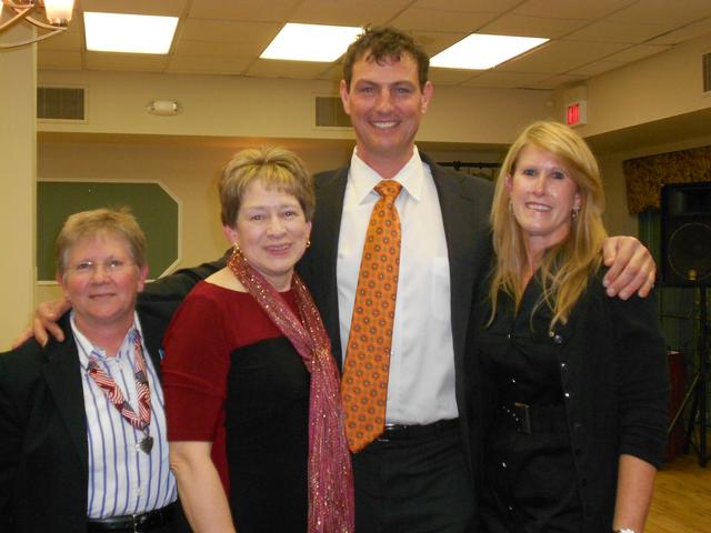 AH Director Tina Talley, Chris Schoon, Aquia Supervisor Paul Milde, and Patricia Copeland