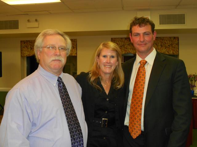 Lynn Platt, Patricia Copeland, Supervisor Paul Milde
Banquet 2013