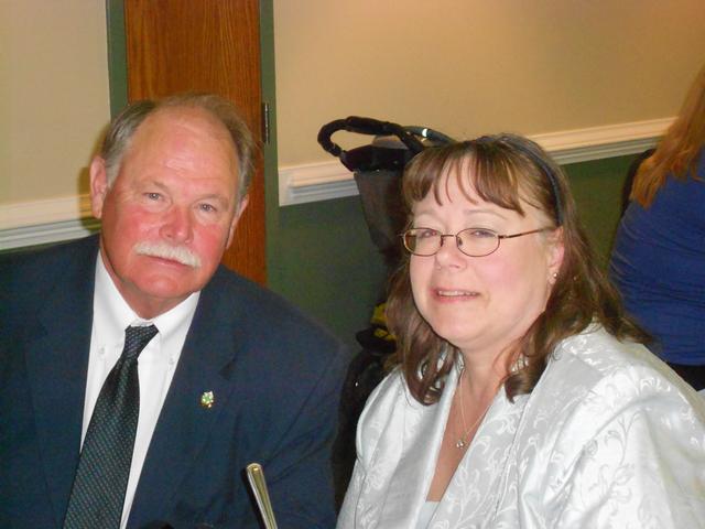 VAVRS District VP George Langford and Vickie Langford
banquet 2013