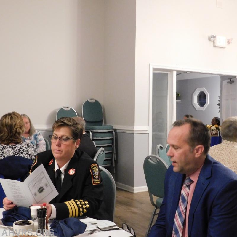 30th Annual Installation of Officers and Recognition Banquet 
Stafford County Fire Rescue Assistant Chief Lori Knowles and Volunteer Coordinator Bobby Eaby